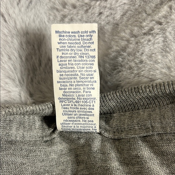 Gray Christmas Graphic T-Shirt - Picture 5 of 5